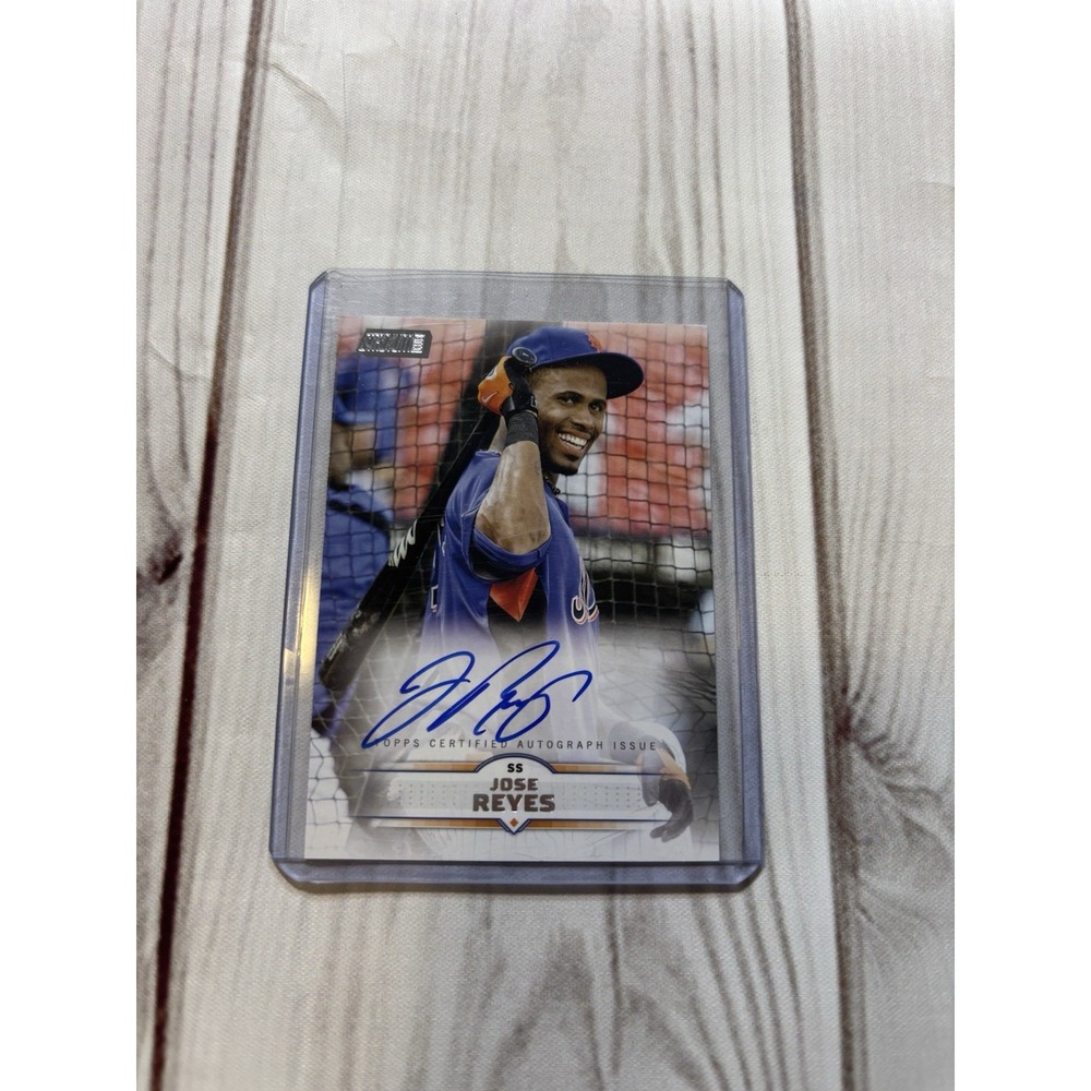 2025 Topps Stadium Club Jose Reyes Auto Autograph #SCBA-JR New York Mets
